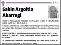 ARGOITIA AKARREGI,SABIN