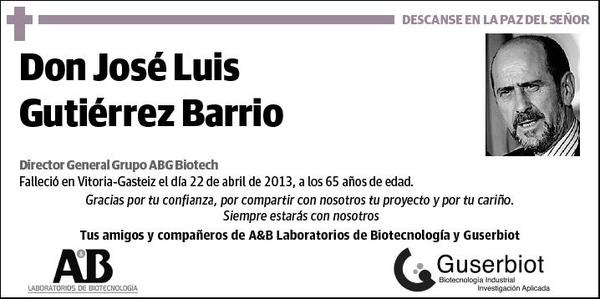 GUTIERREZ BARRIO,JOSE LUIS