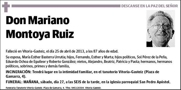 MONTOYA RUIZ,MARIANO