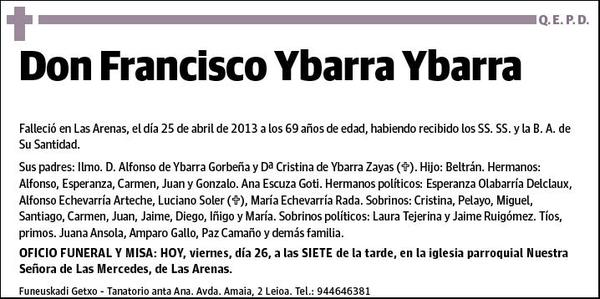 YBARRA YBARRA,FRANCISCO