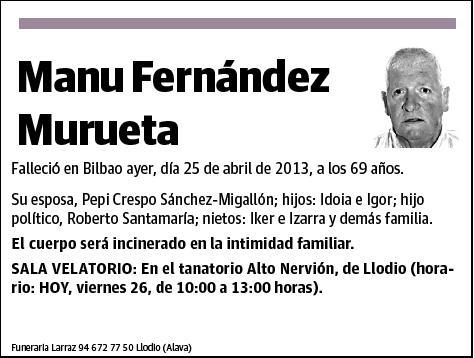 FERNANDEZ MURUETA,MANU