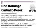 CARBALLO PEREZ,DOMINGO