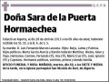 DE LA PUERTA HORMAECHEA,SARA