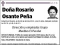 OSANTE PEÑA,ROSARIO