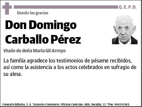 CARBALLO PEREZ,DOMINGO