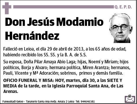 MODAMIO HERNANDEZ,JESUS
