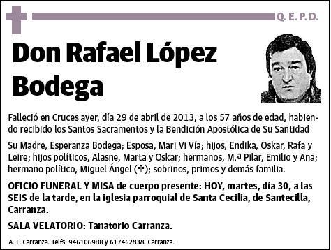 LOPEZ BODEGA,RAFAEL