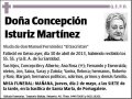 ISTURIZ MARTINEZ,CONCEPCION