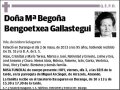 BENGOETXEA GALLASTEGUI,Mª BEGOÑA