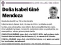 GINE MENDOZA,ISABEL