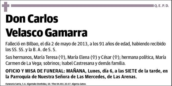 VELASCO GAMARRA,CARLOS