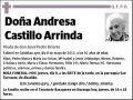CASTILLO ARRINDA,ANDRESA