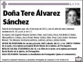 ALVAREZ SANCHEZ,TERE