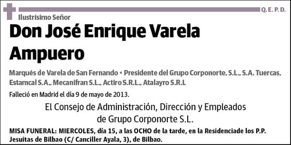 VARELA AMPUERO,JOSÉ ENRIQUE
