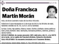 MARTIN MORAN,FRANCISCA