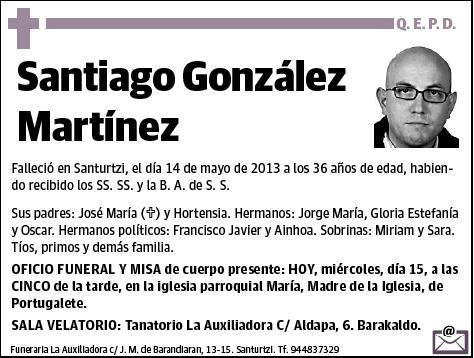 GONZALEZ MARTINEZ,SANTIAGO