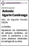 UGARTE CAMIRUAGA,ANTONIA