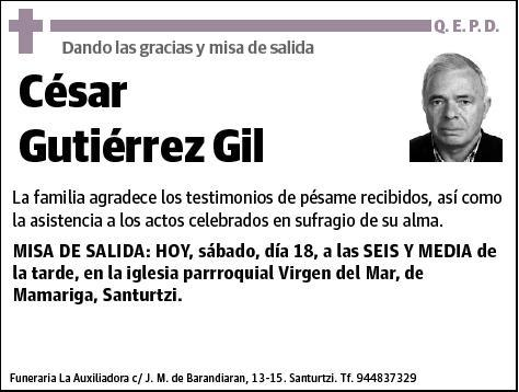 GUTIERREZ GIL,CESAR