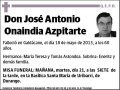 ONAINDIA AZPITARTE,JOSE ANTONIO