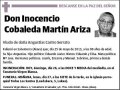 COBALEDA MARTIN ARIZA,INOCENCIO