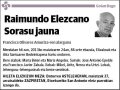 ELEZCANO SORASU,RAIMUNDO