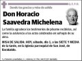 SAAVEDRA MICHELENA,HORACIO