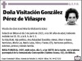 GONZALEZ PEREZ DE VIÑASPRE,VISITACION