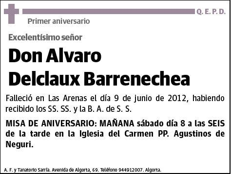 DELCLAUX BARRENECHEA,ALVARO