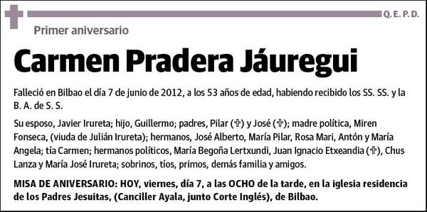 PRADERA JAUREGUI,CARMEN