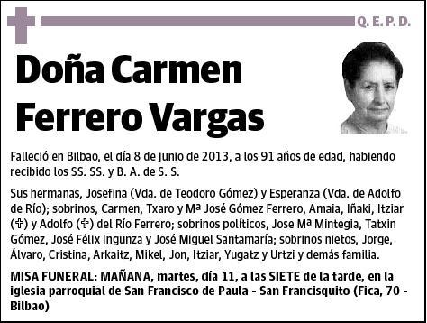 FERRERO VARGAS,CARMEN