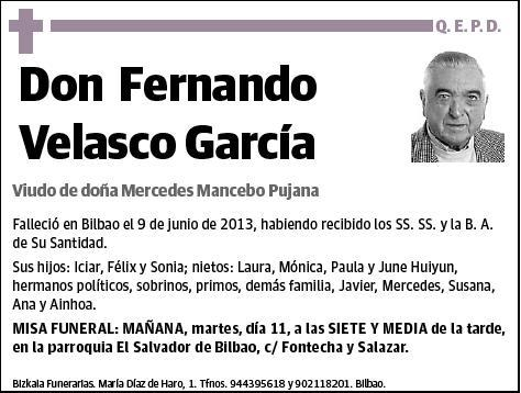 VELASCO GARCIA,FERNANDO
