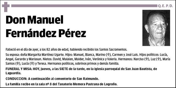 FERNANDEZ PEREZ,MANUEL