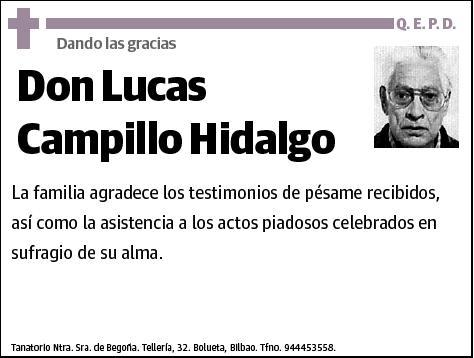 CAMPILLO HIDALGO,LUCAS