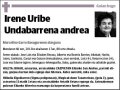 URIBE UNDABARRENA,IRENE