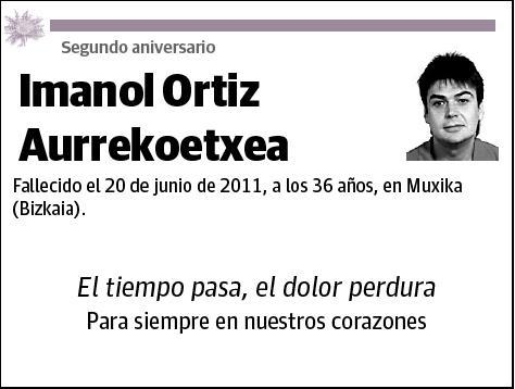 ORTIZ AURREKOETXEA,IMANOL