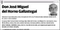 DEL HORNO GALLASTEGUI,JOSE MIGUEL