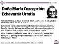 ECHEVARRIA URRUTIA,MARIA CONCEPCION