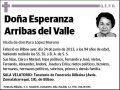 ARRIBAS DEL VALLE,ESPERANZA