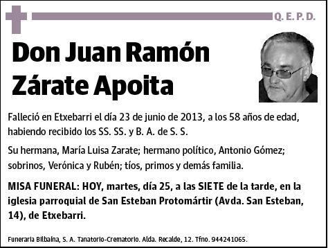 ZARATE APOITA,JUAN RAMON