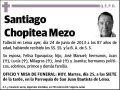 CHOPITEA MEZO,SANTIAGO