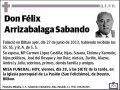 ARRIZABALAGA SABANDO,FELIX
