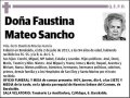 MATEO SANCHO,FAUSTINA