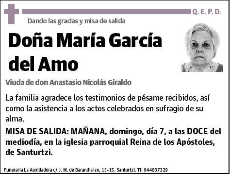 GARCIA DEL AMO,MARIA