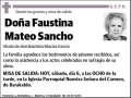 MATEO SANCHO,FAUSTINA