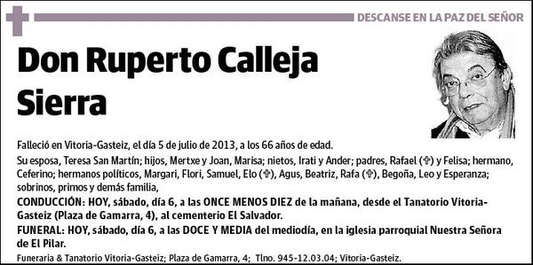 CALLEJA SIERRA,RUPERTO