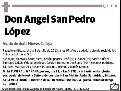 SAN PEDRO LOPEZ,ANGEL