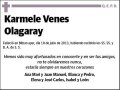 VENES OLAGARAY,KARMELE
