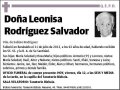 RODRIGUEZ SALVADOR,LEONISA