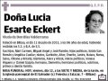 ESARTE ECKERT,LUCIA