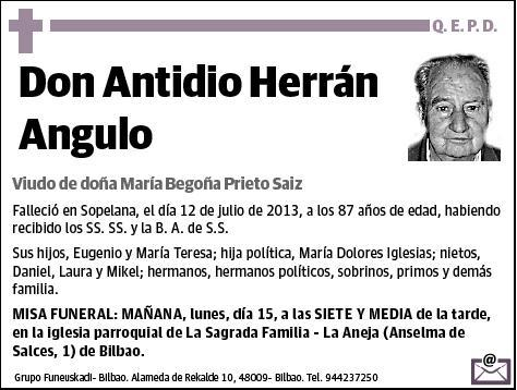 HERRAN ANGULO,ANTIDIO